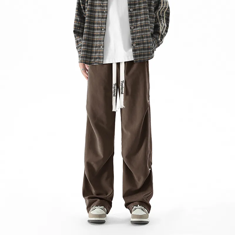 Topland Casual Pants Unisex Tea Brown-8