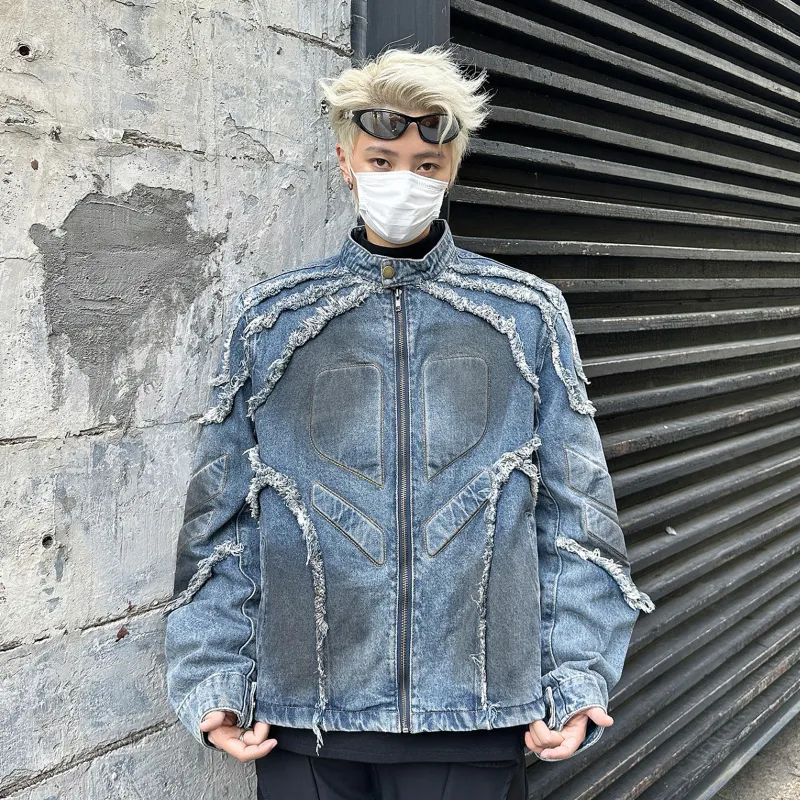 TESTUNG Classic Denim Jacket Unisex-14