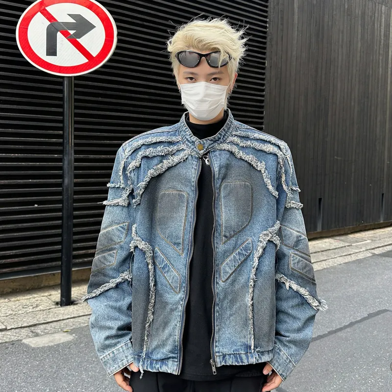 TESTUNG Classic Denim Jacket Unisex-15