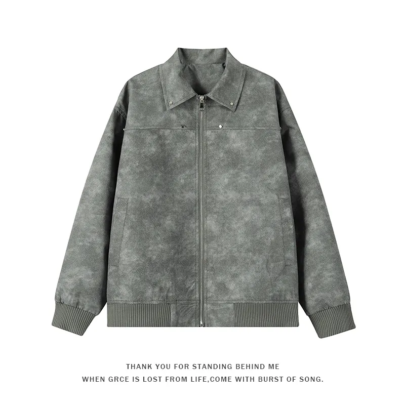 Topland Jackets & Coats Unisex Tie Dye Gray-3