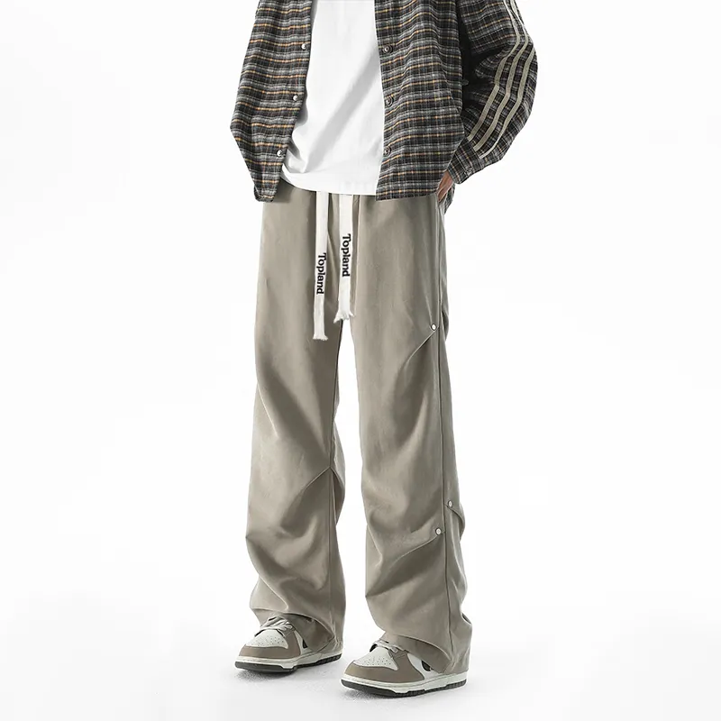 Topland Casual Pants Unisex Tea Brown-2