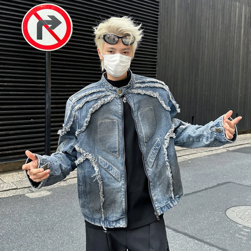 TESTUNG Classic Denim Jacket Unisex-12