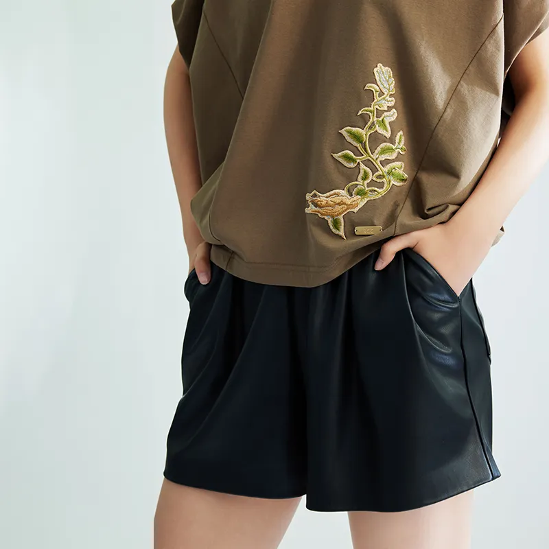 ROSESTUDIOBYGUOPEI Batwing Sleeve T Shirt Women's-2