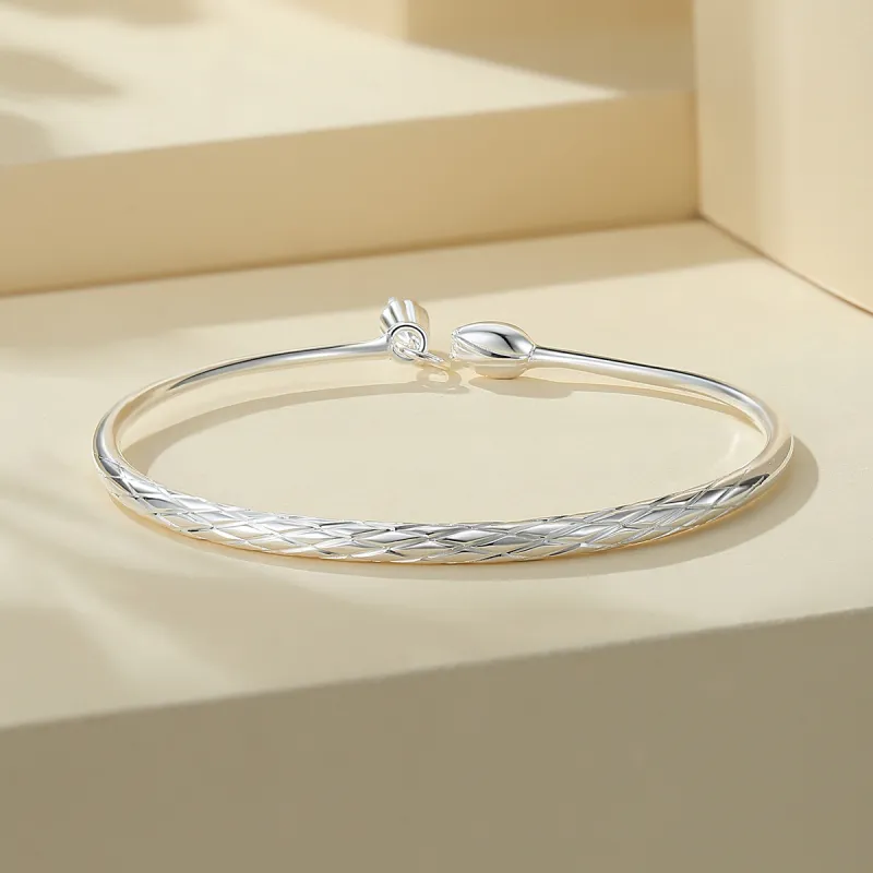Otoshi S999 Fine Silver Bangles Women's-2