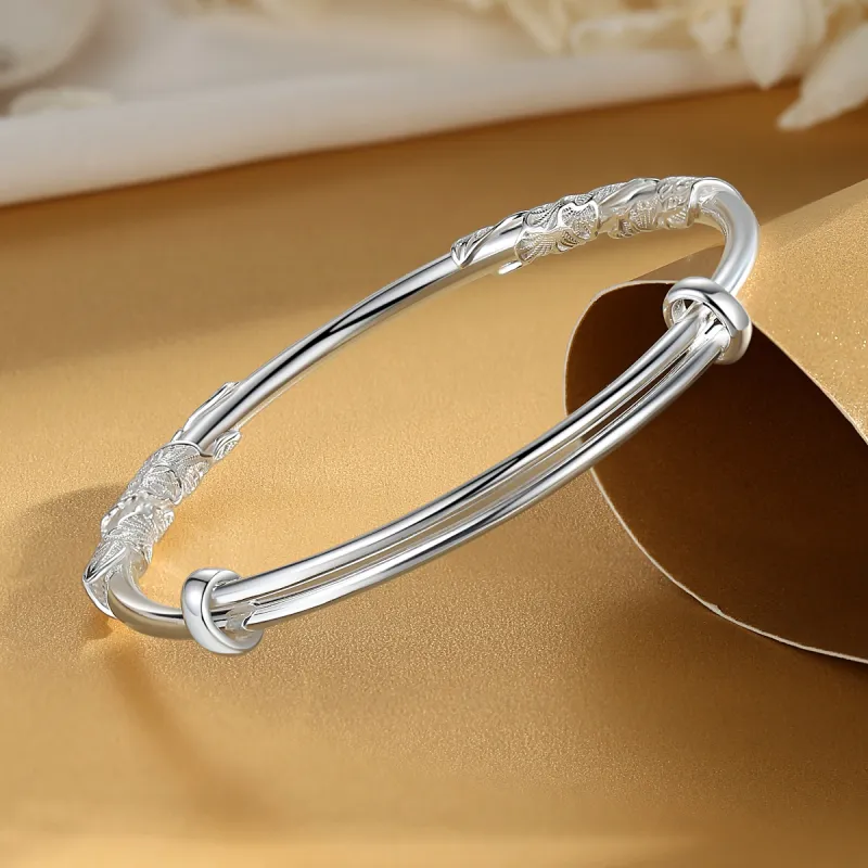 Otoshi S999 Sterling Silver Bracelets Women's-4