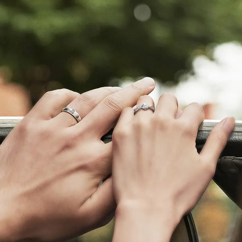 Otoshi S1925 Silver Rings Unisex-4