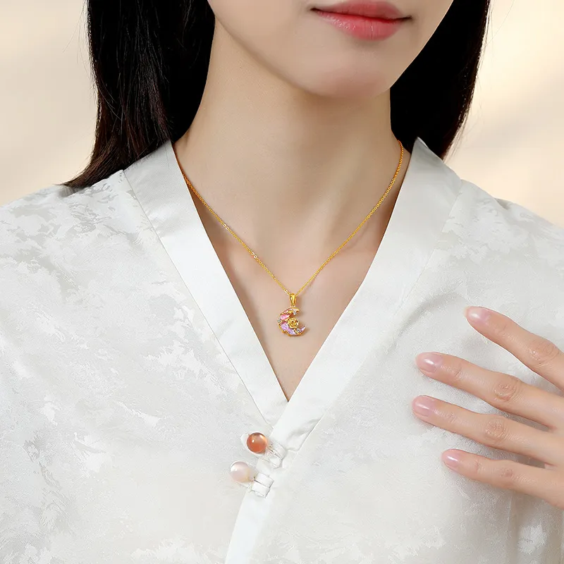 Otoshi S925 Silver Necklaces Women's-4