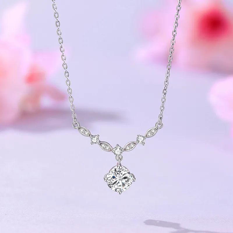 Otoshi 925 Sterling Silver Necklaces Women's Silver-1