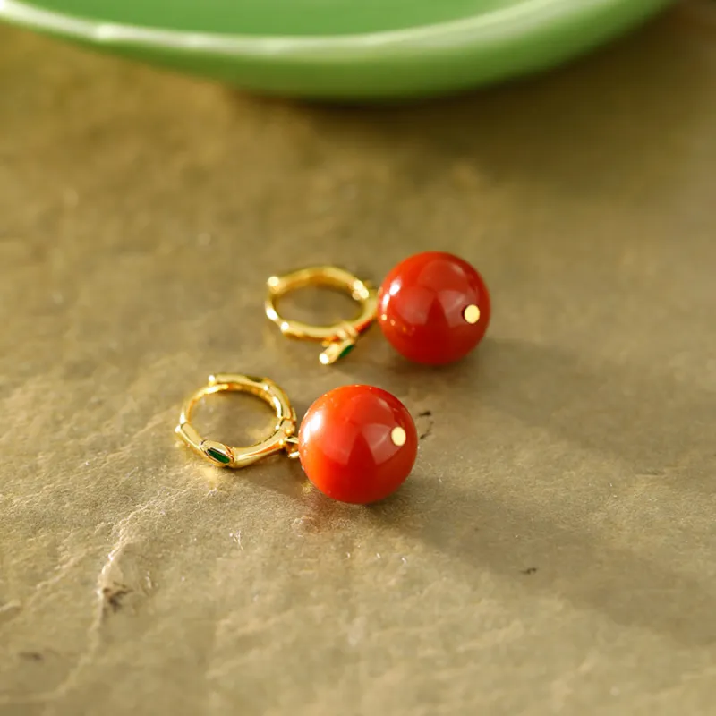 Otoshi Jade Earrings Women's-3