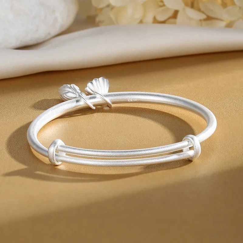 Otoshi S999 Fine Silver Bangles Women's-1