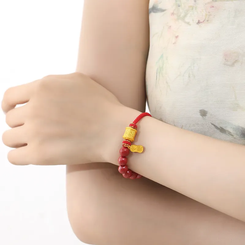 Otoshi Reconstructed Cinnabar Bracelets Women's-5