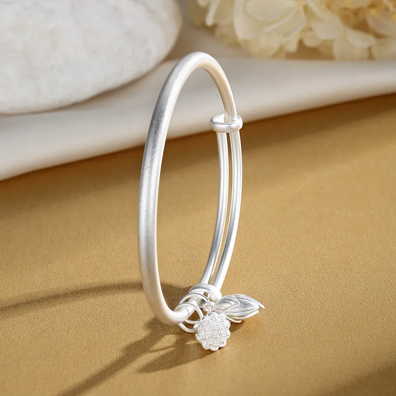 Otoshi S999 Fine Silver Bangles Women's-4