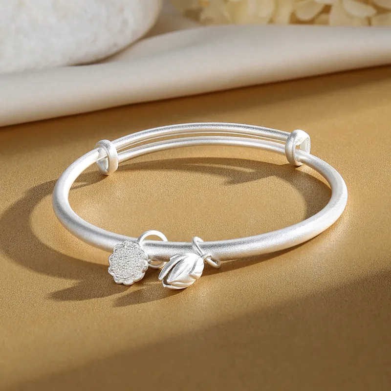 Otoshi S999 Fine Silver Bangles Women's-2