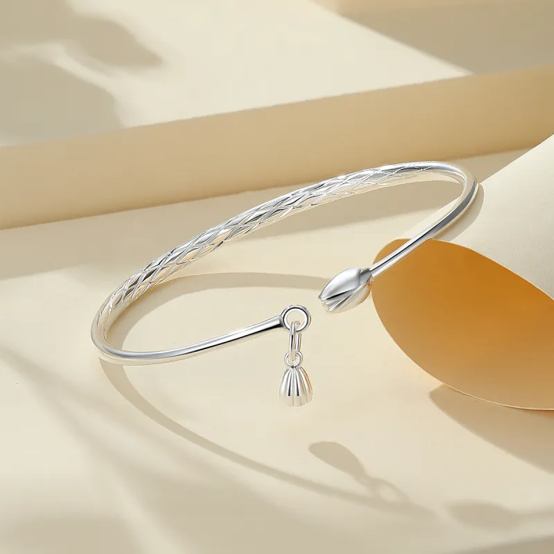 Otoshi S999 Fine Silver Bangles Women's-4