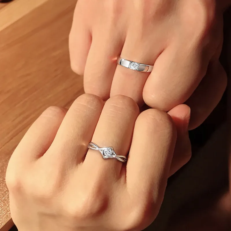 Otoshi S1925 Silver Rings Unisex-3