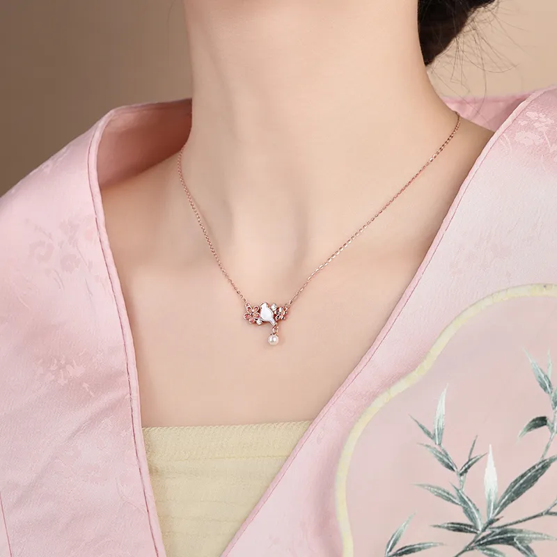 Otoshi S925 Silver Necklaces Women's-5