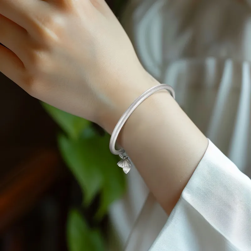 Otoshi S999 Fine Silver Bangles Women's-6