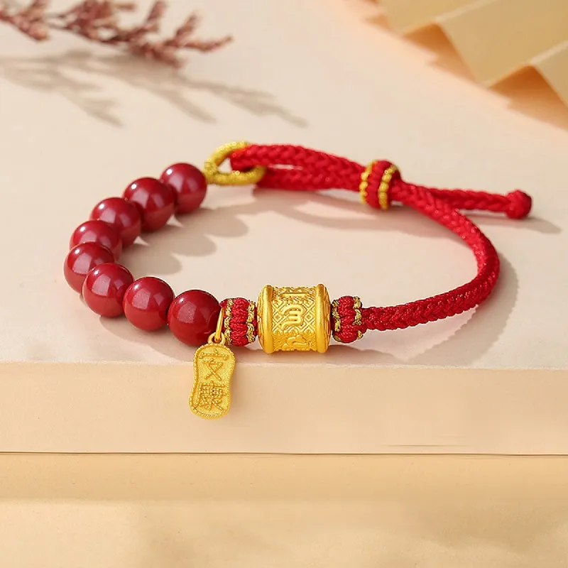 Otoshi Reconstructed Cinnabar Bracelets Women's-1