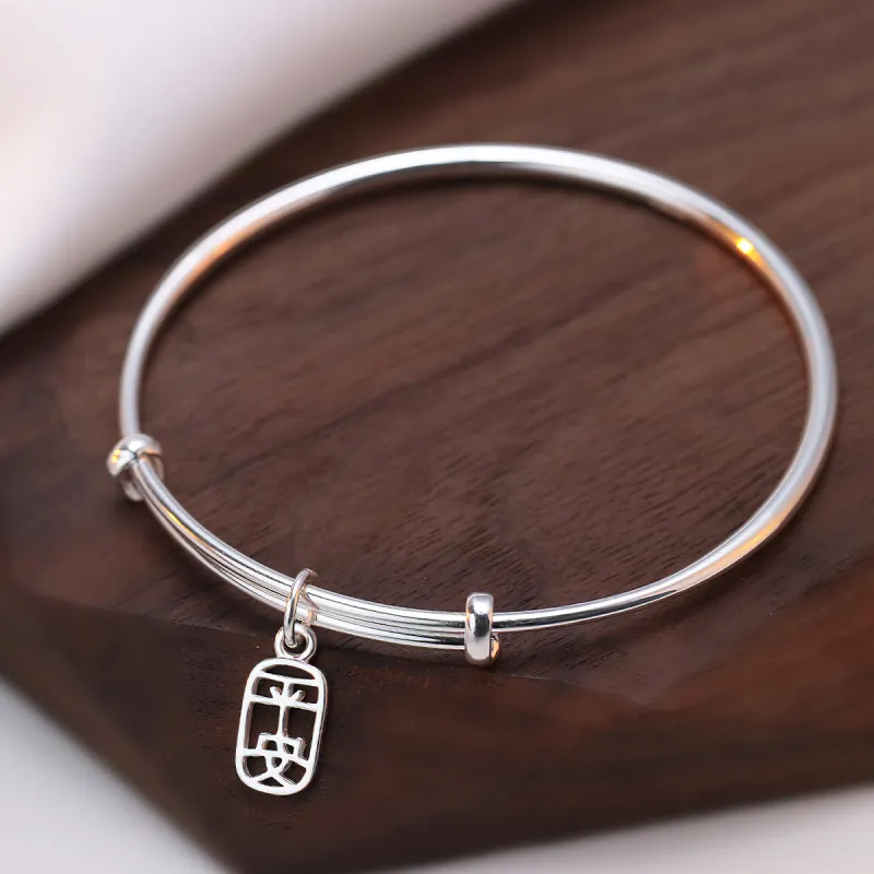 Otoshi S999 Sterling Silver Bracelets Women's Bestie/Couple Love Birthday Anniversary Confession Gift-2