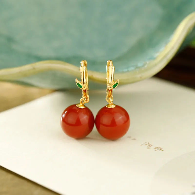 Otoshi Jade Earrings Women's-5