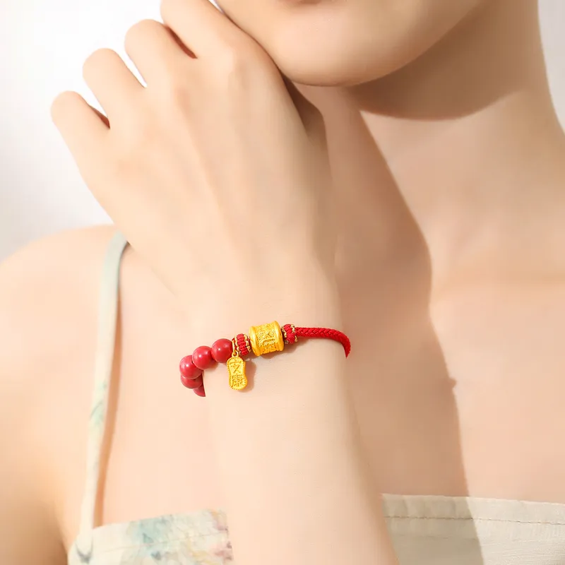 Otoshi Reconstructed Cinnabar Bracelets Women's-3
