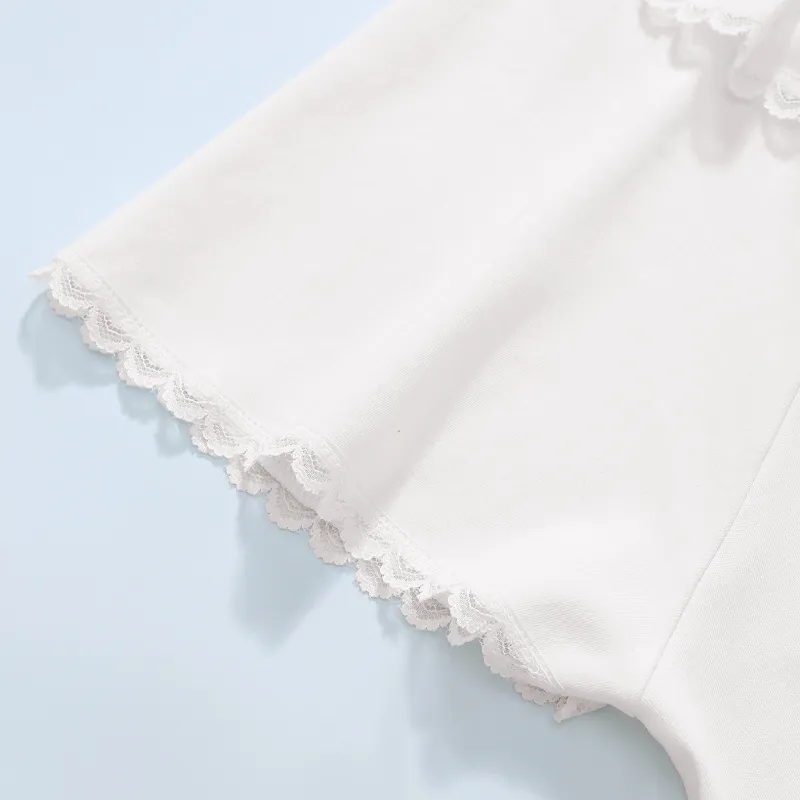 FENTENG Nightgown Women's White-4