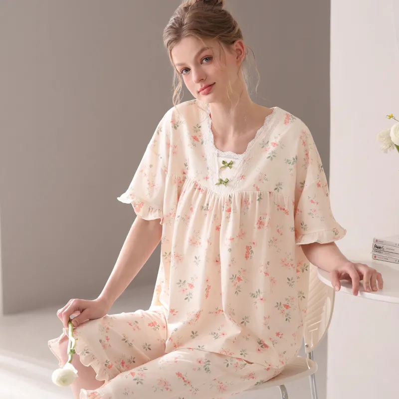FENTENG Pajama Set Women's Light Shrimp-1