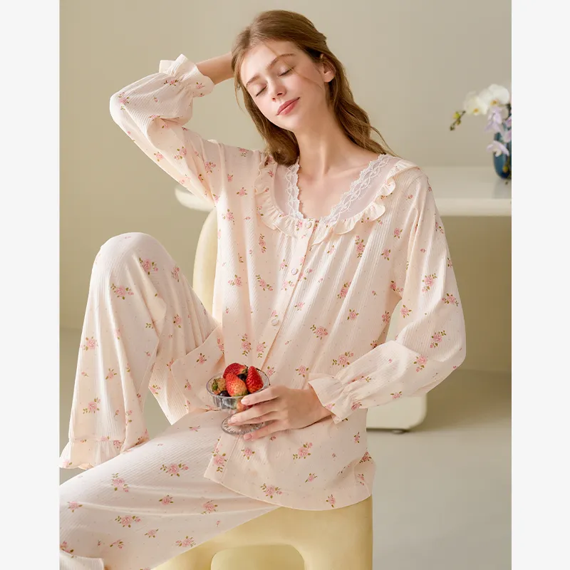 FENTENG Pajama Set Women's Light Shrimp-3