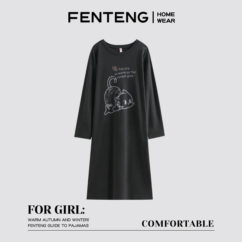 FENTENG Women's Nightgowns-11