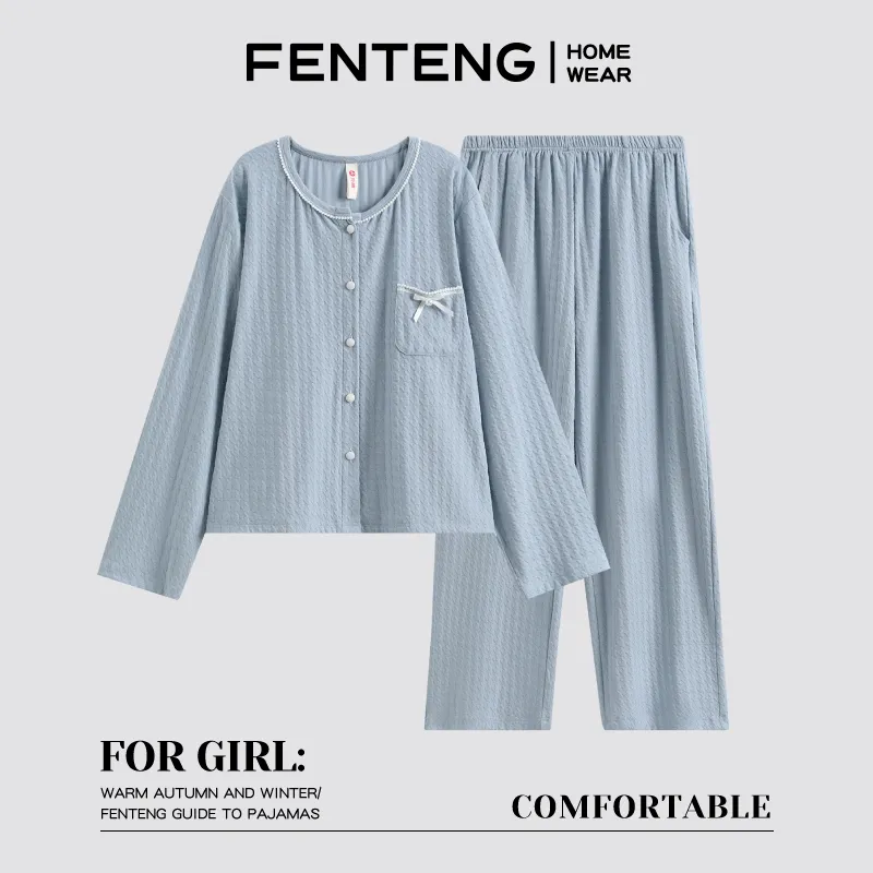 FENTENG Women's Pajama Sets-5