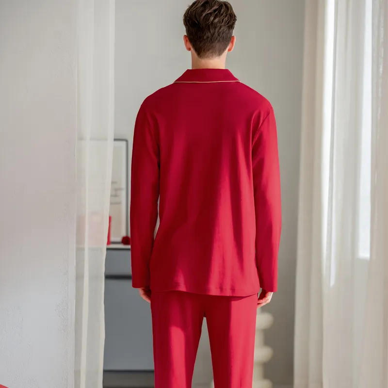 FENTENG x LINE FRIENDS Pajama Set Men's Red-1