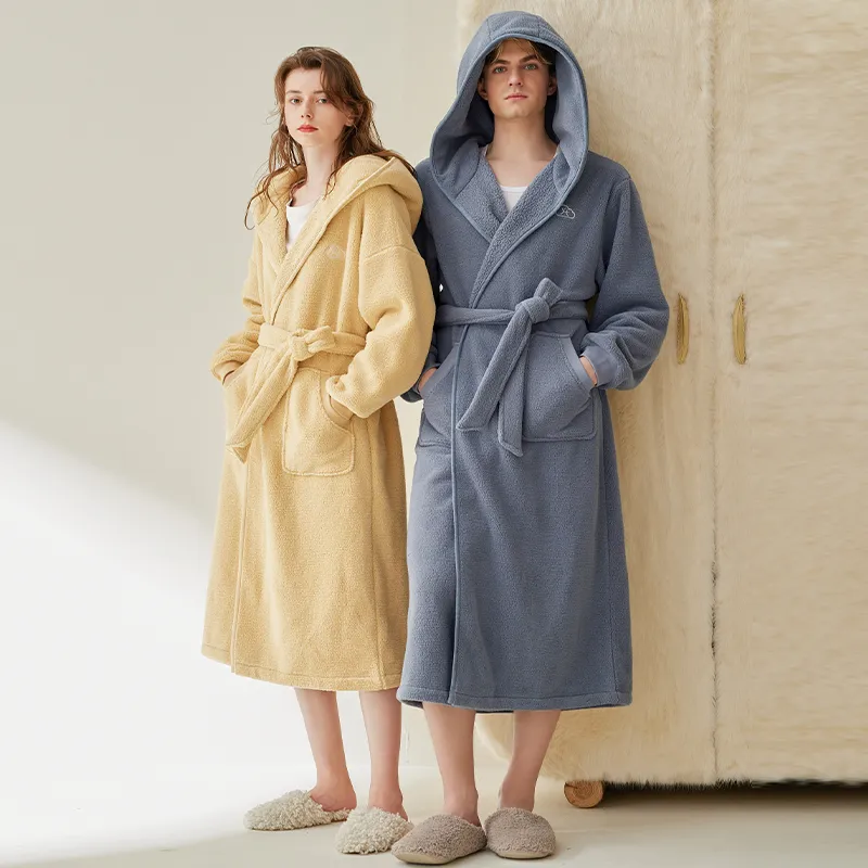 FENTENG Unisex Bath Robes-6