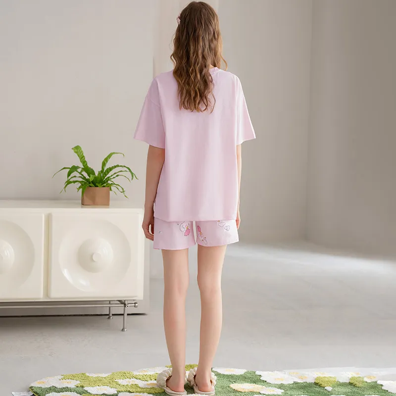 FENTENG Pajama Set Women's First Love Pink-1