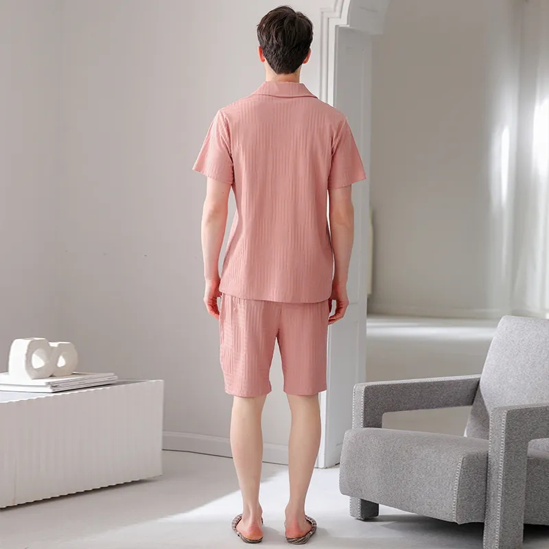 FENTENG Pajama Set Men's Dusty Pink-1