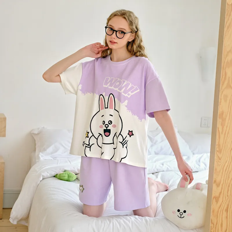 FENTENG Pajama Set Women's Taro Purple-2