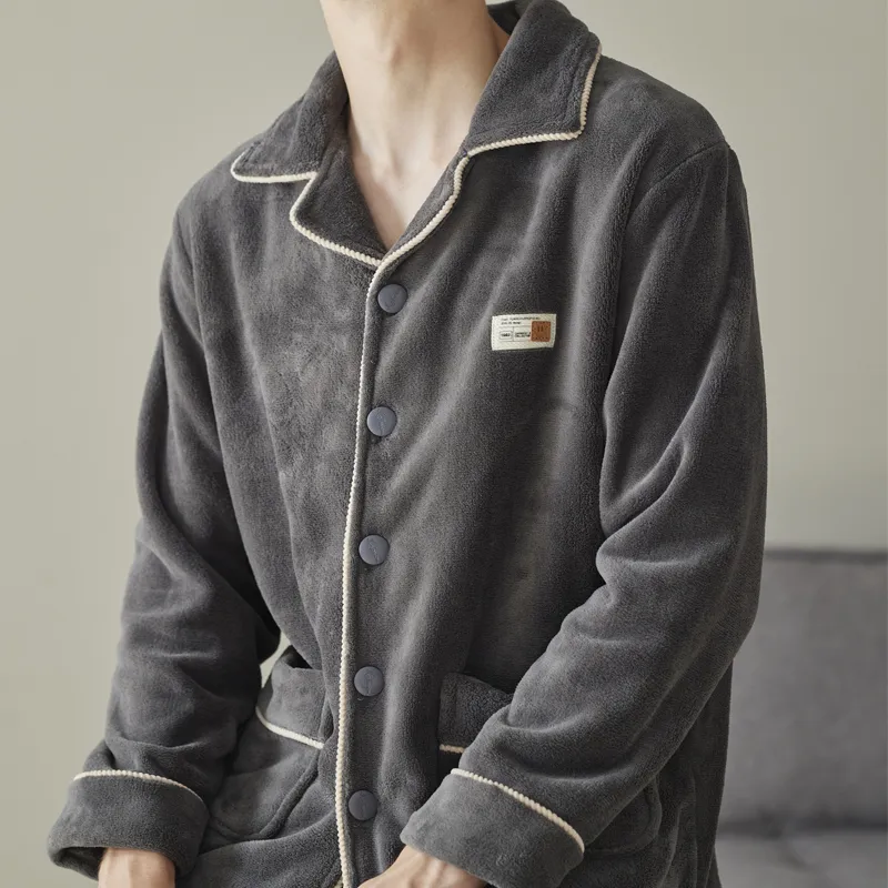 FENTENG Pajama Set Men's Dark Gray-1