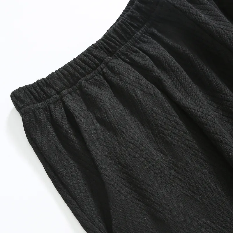 FENTENG Pajama Set Men's Deep Smoke Gray-4