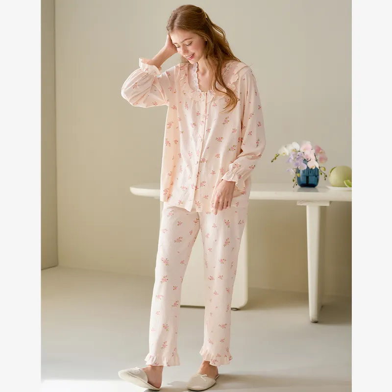 FENTENG Pajama Set Women's Light Shrimp-4