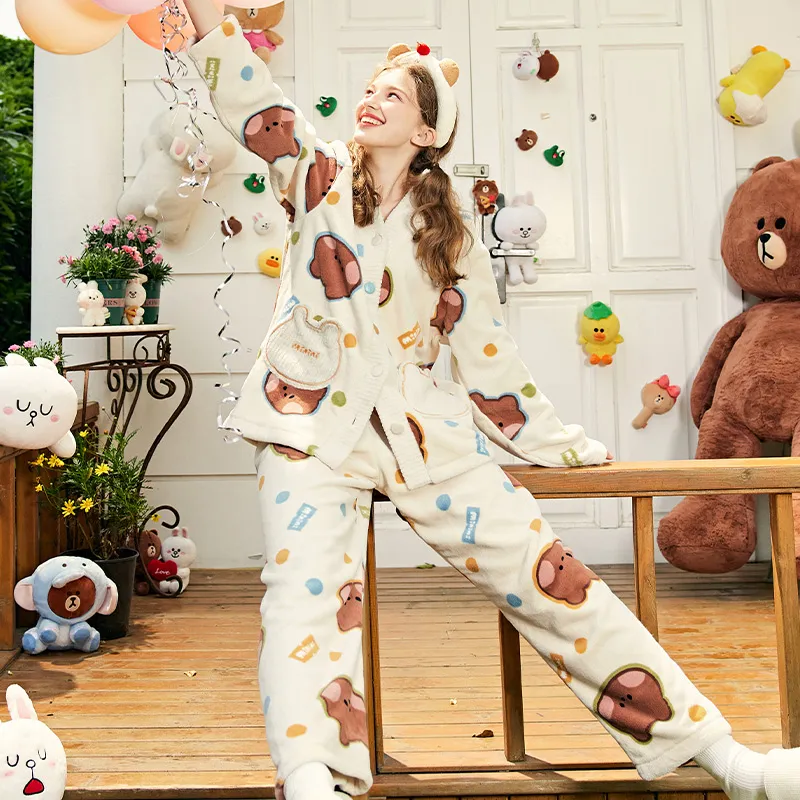 FENTENG Women's Pajama Sets-3