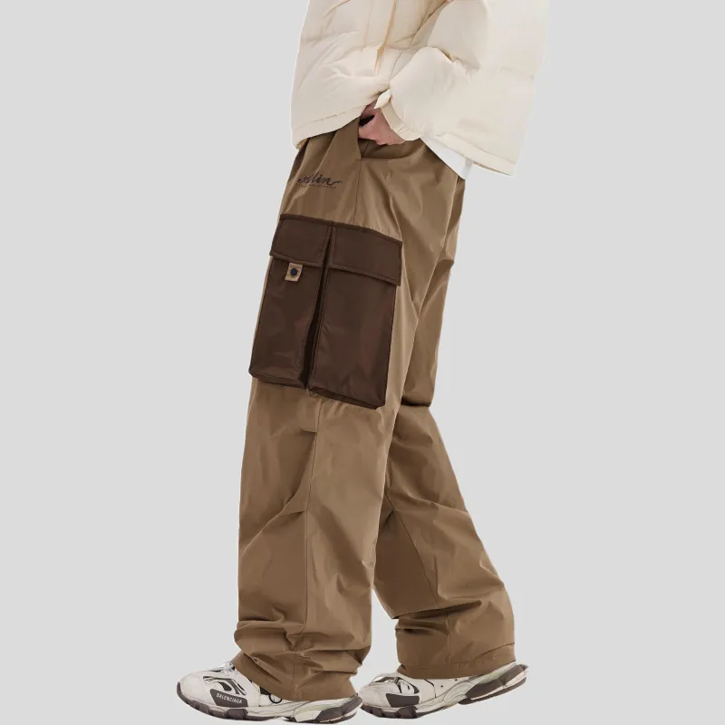 ALL IN Casual Pants Men's Coffee Brown-3