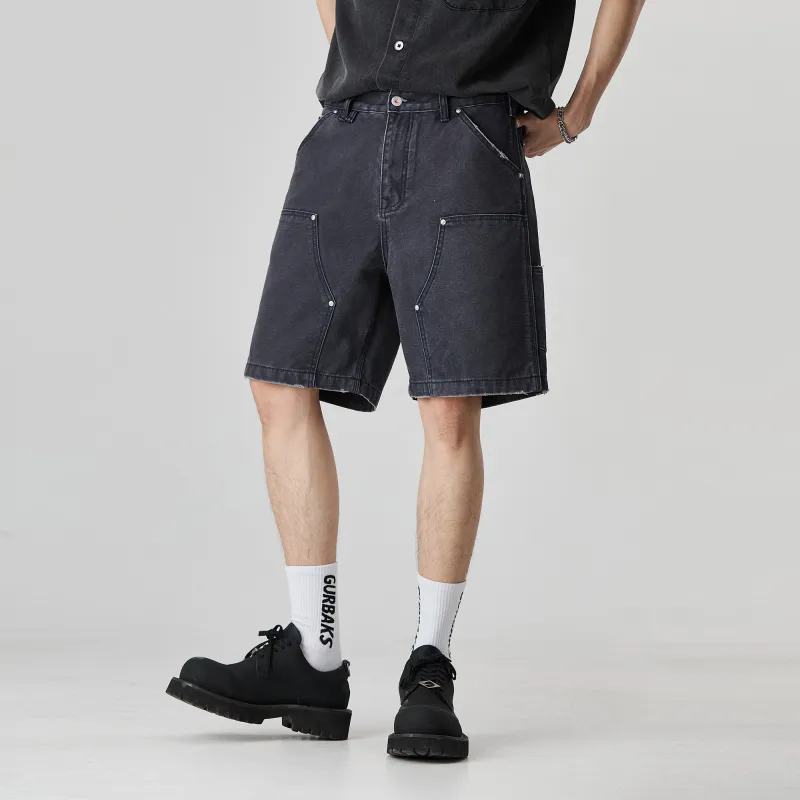 ALL IN Denim Shorts Men-3