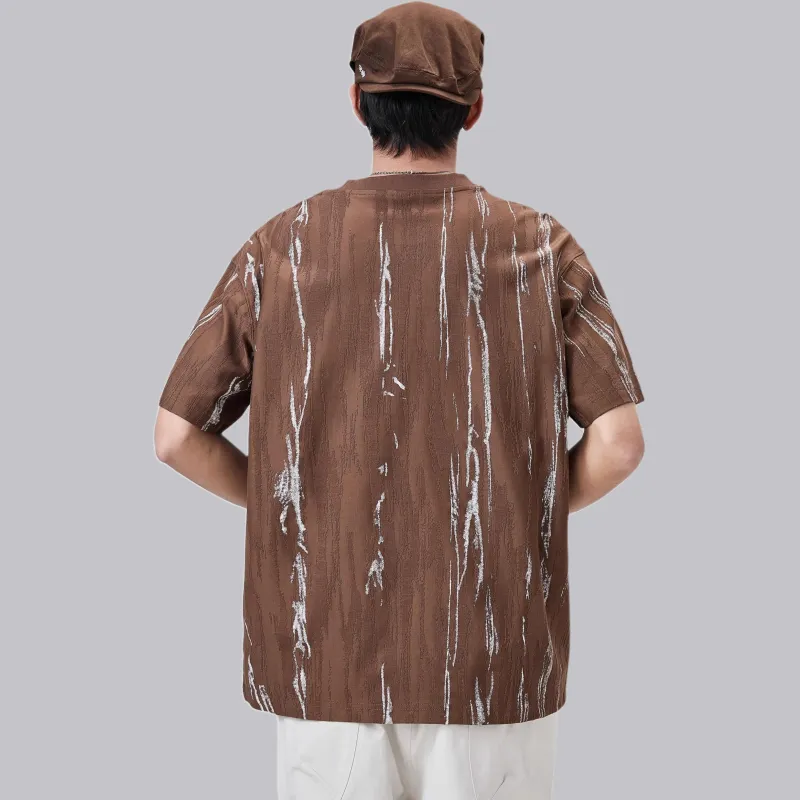 ALL IN T Shirt Men's Coffee Brown-4