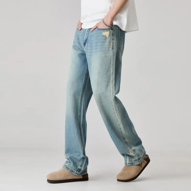 Jeans Men's Cloisonne Blue Artifacts-7