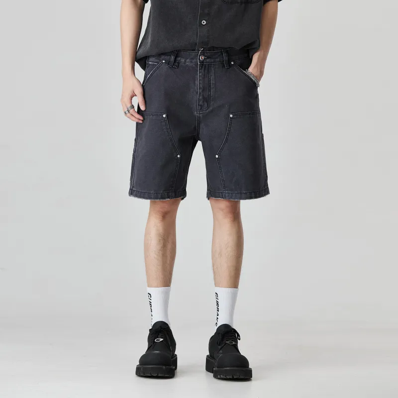 ALL IN Denim Shorts Men-2