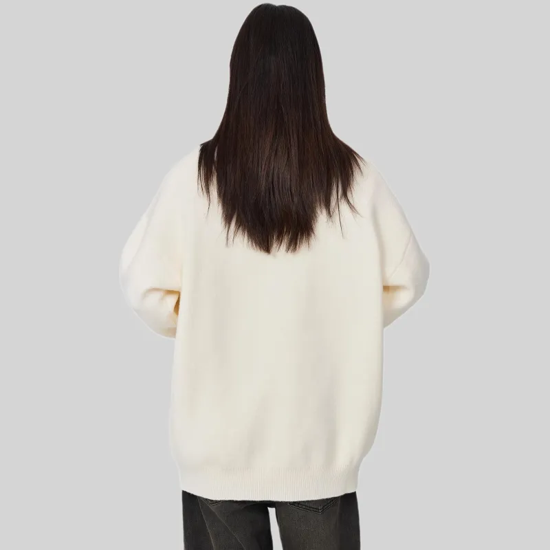 ALL IN Knitwear Unisex Jade White-0