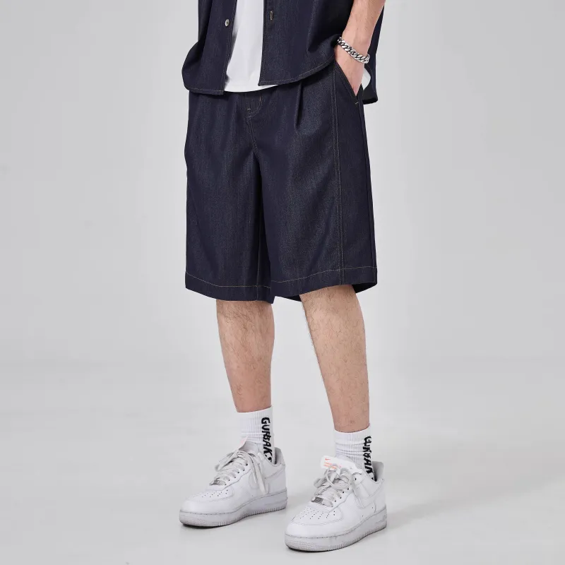 ALL IN Denim Shorts Men-1