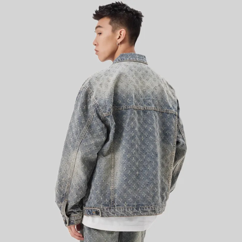 ALL IN Denim Jacket Unisex Iceberg Blue-2