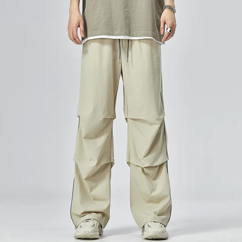 ALL IN Casual Pants Men's Elegant Apricot-3