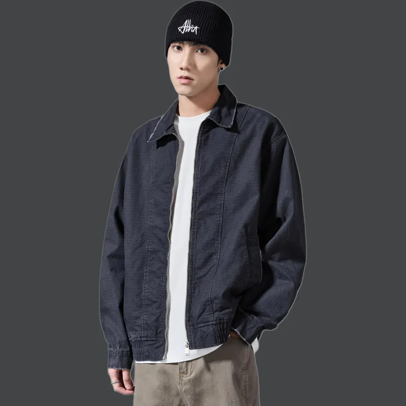 ALL IN Jackets Coats Men's Denim Blue-3