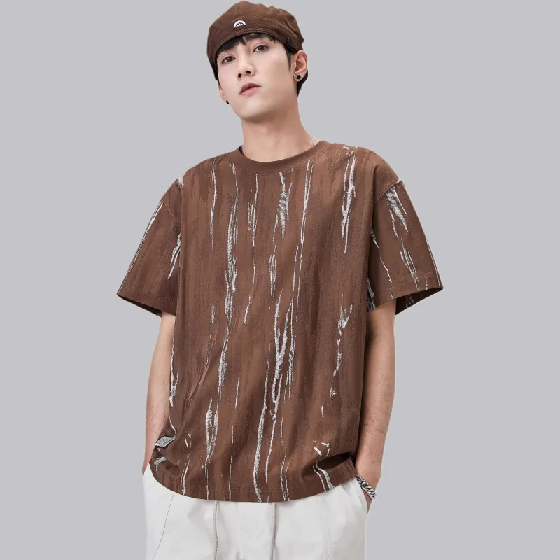 ALL IN T Shirt Men's Coffee Brown-2